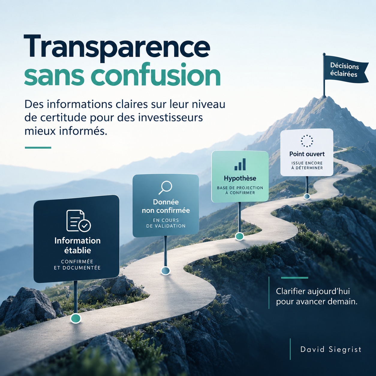 Illustration : Investisseurs : l’incertitude est-elle compatible avec la transparence ?