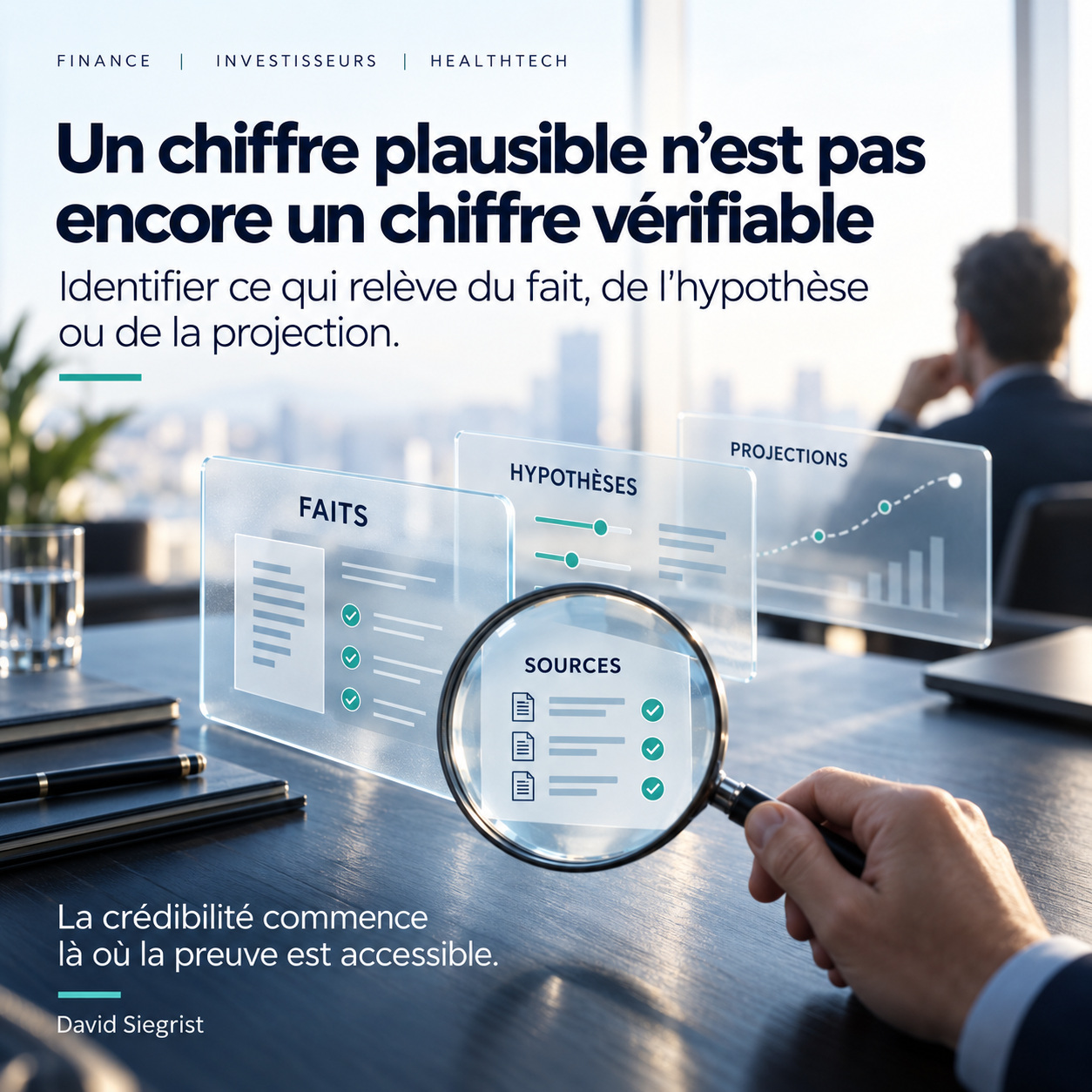 Illustration : Ce que les investisseurs vérifient derrière les chiffres annoncés